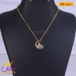گردنبند استیل زنانه ماه و خرگوش | کد XIP515/1