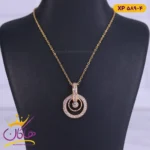 گردنبند استیل زنانه آویز حلقه ای | کد XP589/4