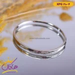 دستبند استیل زنانه النگویی شیک | کد xpg210/4