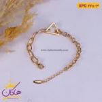 دستبند استیل زنانه سگک مثلثی | کد xpg228/3