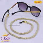 بند عینک پارچه ای کرم بژ | کد 142-100