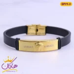 دستبند چرم مردانه ورساچه sp29/6