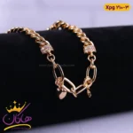 دستبند استیل زنانه طرح کارتیر آویز دار | کد xpg210/3