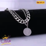 دستبند استیل زنانه کارتیر نقره ای طرح الیزابت | ک sts130/2