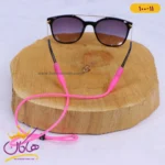 بند عینک سیلیکونی سرخابی | کد 11-100