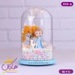 حباب شیشه ای چراغ دار السا و اولاف 6616/5