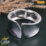 دستبند استیل زنانه النگویی هلالی | 1212/19