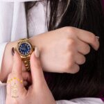 ساعت رولکس دیت جاست زنانه صفحه آبی 4041/9