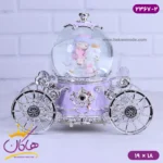 گوی موزیکال کالسکه ای اسب و دختر 2367/2