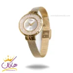 ساعت الکسا زنانه فلزی دور نگین کد 0034/2