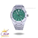 ساعت مچی ای پی مردانه فلزی نقره ای صفحه سبز FW 0058/26