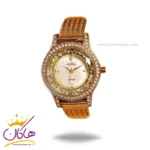 ساعت الکسا زنانه فلزی نگین دار مجلسی کد 0048
