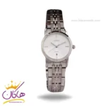 ساعت الکسا زنانه فلزی نقره ای صفحه سفید کد 0054/4