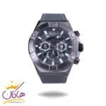 ساعت مچی الکسا مردانه بند چرم طوسی کرنوگراف 3008/3