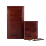 ست کیف کتی و جاکارتی و جاکلیدی چرم آترینا 2420