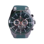 ساعت عقربه ای بیگوتی مردانه بند رابر سبز BG.1.10648/2