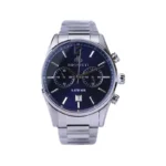 ساعت عقربه ای بیگوتی مردانه فلزی صفحه سرمه ای BG.1.10509/3