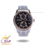 ساعت بیگوتی مردانه استیل صفحه مشکی فول تایم کد BG.1.10427-4