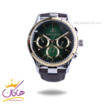 ساعت بیگوتی مردانه بند چرم قهوه ای صفحه سبز BG.1.10523/3