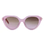 عینک آفتابی بولگاری زنانه فریم گربه ای صورتی استیت BV50003/1