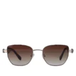 عینک آفتابی بولگاری زنانه فریم طلایی هاوانا BV 50002/2