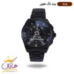 ساعت تگ هویر مردانه بند فلزی مشکی 208
