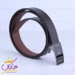 کمربند چرم طبیعی مردانه قهوه ای Cartier