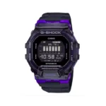 ساعت کاسیو جی شاک بند رابر مشکی دیجیتال GBD-200SM-1A6DR