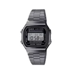ساعت مچی کاسیو مردانه فلزی نقره ای دیجیتال A168WGG-1ADF