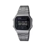 ساعت مچی کاسیو مردانه فلزی صفحه مشکی دیجیتال A168WGG-1BDF