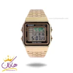 ساعت کاسیو مردانه فلزی طلایی دیجیتالی A500WGA-1DF