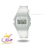 ساعت کاسیو زنانه بند شیشه ای دیجیتال F-91WS-7DF