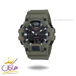 ساعت کاسیو مردانه بند رابر سبز دو زمانه HDC-700-3A2VDF