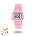 ساعت کاسیو زنانه رابر صورتی دیجیتال LA-20WH-4A1DF