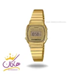 ساعت کاسیو زنانه فلزی طلایی دیجیتالی LA670WGA-9DF