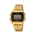 ساعت مچی کاسیو فلزی طلایی دیجیتالی LA680WGA-1DF