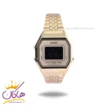ساعت مچی کاسیو زنانه فلزی طلایی دیجیتالی LA680WGA-9BDF