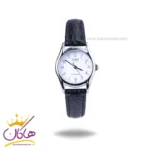 ساعت مچی کاسیو زنانه بند چرم صفحه سفید LTP-1094E-7BRDF