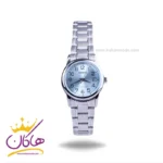 ساعت مچی زنانه کاسیو فلزی صفحه آبی LTP-V002D-2BUDF