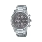 ساعت کاسیو مردانه فلزی صفحه طوسی کرنوگراف MTP-E510D-8AVDF