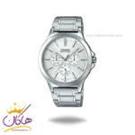 ساعت مچی کاسیو مردانه فلزی نقره ای فول تایم MTP-V300D-7A