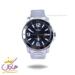 ساعت مچی کاسیو مردانه فلزی نقره ای صفحه مشکی MTP-VD01D-1BVUDF