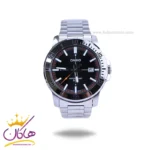 ساعت مچی کاسیو مردانه فلزی نقره ای صفحه مشکی MTP-VD01D-1E2VUDF