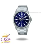 ساعت عقربه ای کاسیو مردانه نقره ای صفحه آبی MTP-VD02D-2EUDF