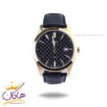 ساعت کاسیو مردانه بند چرم مشکی قاب طلایی MTP-VD03GL-1AUDF