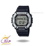 ساعت کاسیو مردانه بند رابر مشکی دیجیتال MWD-110H-1AVDF