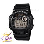 ساعت کاسیو مردانه بند رابر مشکی دیجیتال W-735H-1AVDF