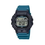 ساعت مچی کاسیو مردانه بند رابر سبز دیجیتالی WS-1400H-3AVDF