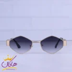 عینک آفتابی سلین زنانه فریم چندضلعی طلایی 2382/1