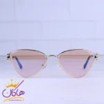عینک آفتابی سلین زنانه فریم مثلث فلزی طلایی 5G128/2